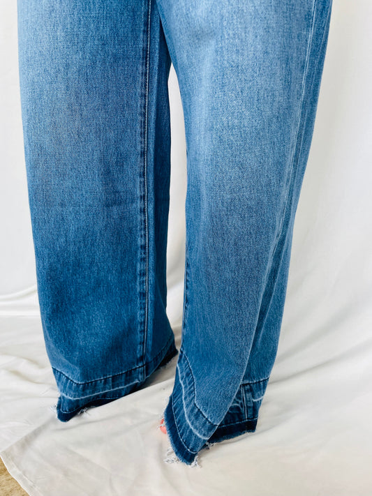 Paperbag Wide Leg Jeans