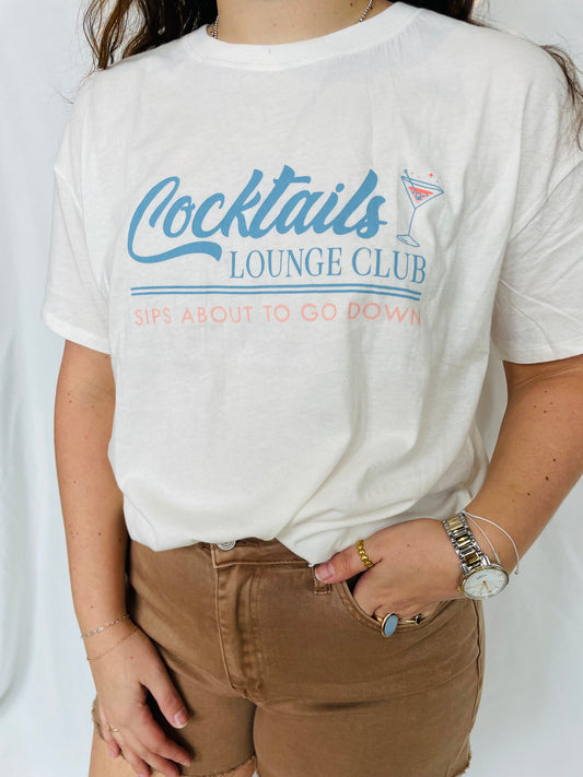 Cocktails Lounge Tee