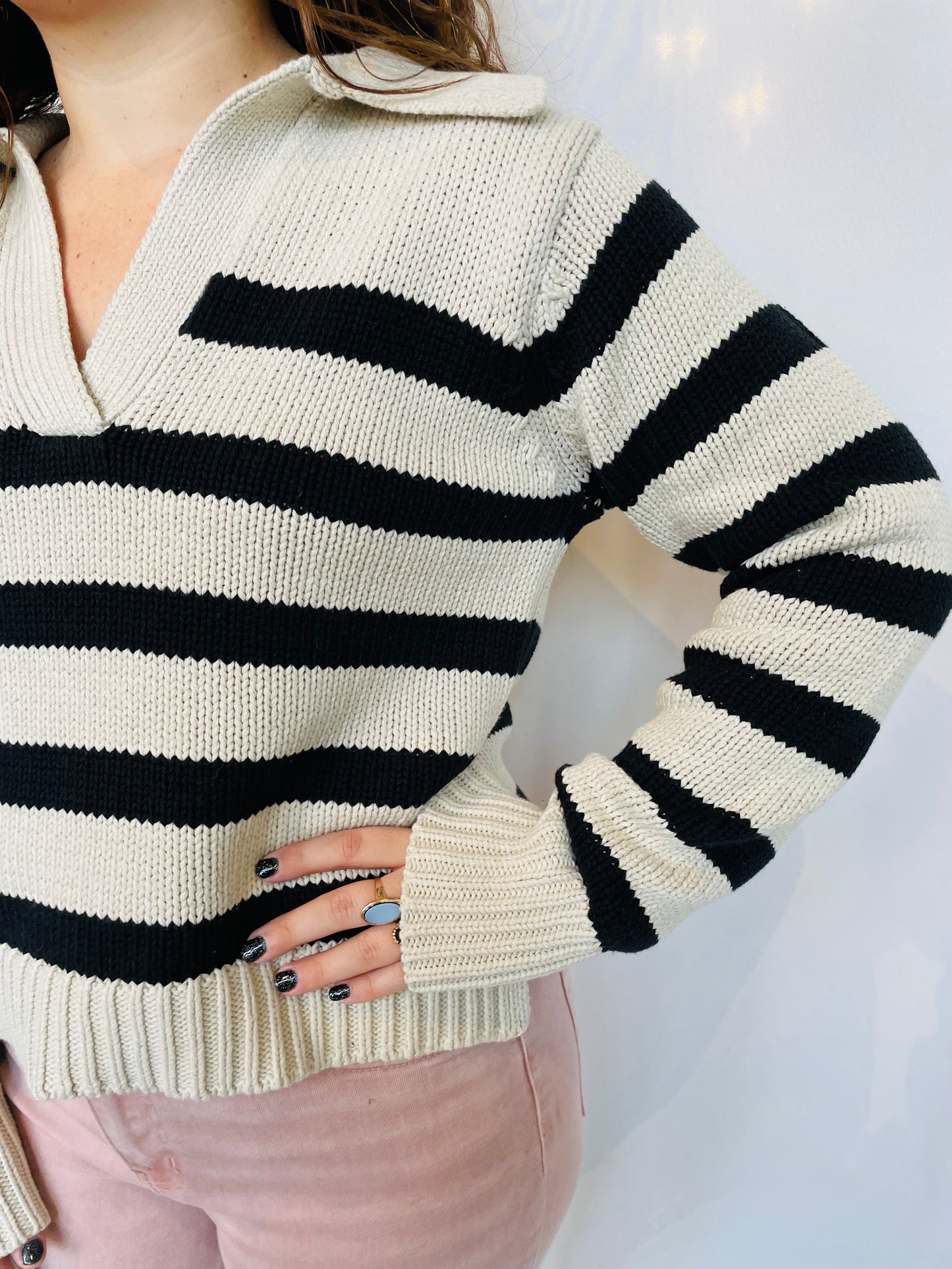 Thea Stripe Sweater